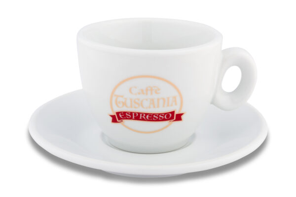 Tazza cappuccino - Caffè Tuscania - bianca