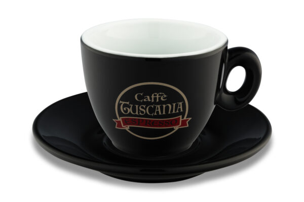 Tazza cappuccino - Caffè Tuscania - nera